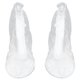 thumbnail image 2 of Cubiertas de silicona para zapatos de lluvia, impermeables, reutilizables, protectores para zapatos de nieve, Botas de lluvia, chanclos, color blanco, 2 of 8