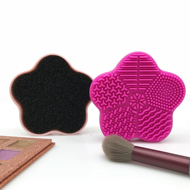 Brush Cleaning Mat ,Silicone Makeup Cleaning Brush Scrubber Mat