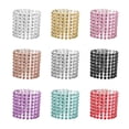 thumbnail image 2 of stanreset 10pcs Napkin Rhinestone Wedding Adornment Party Birthday Dinner Decor Black 1Set, 2 of 6