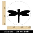 thumbnail image 2 of Dragonfly Solid Self-Inking Rubber Stamp Ink Stamper - Yellow Ink - Small 3/4 Inch, 2 of 7