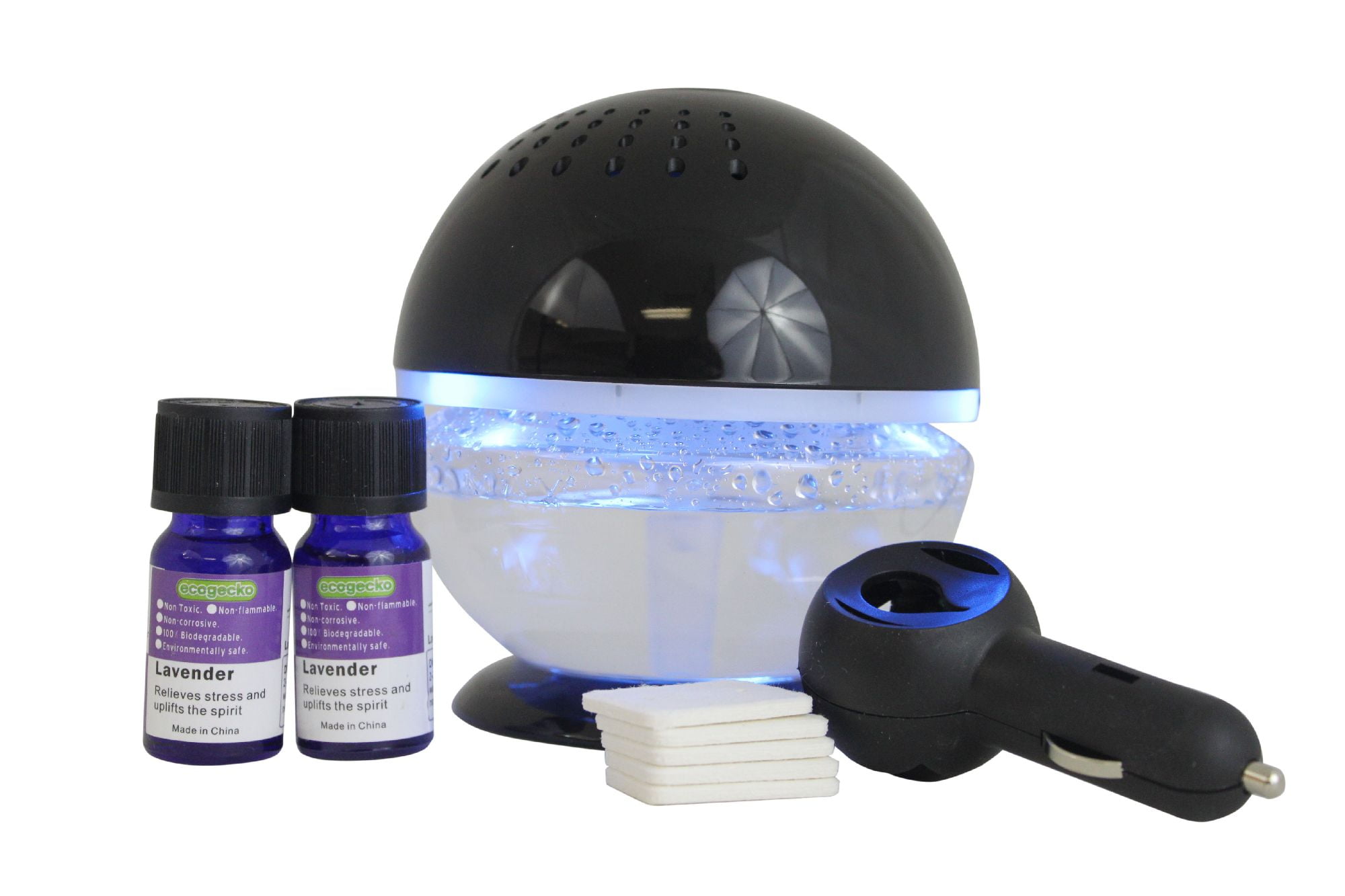 3 Units EcoGecko Little Squirt Air Cleaner Revitalizer Aromatherapy Diffuser 