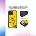thumbnail image 3 of iPhone 15 Case - Lightweight Yellow Background with Black Outline & Fun Speech Bubble Design - Yellowing Resistant Stylish & Durable Protection, 3 of 6