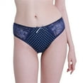 thumbnail image 2 of Seductiva Panties for Women Ladies Fashion Lace Trim Briefs Waist Breathable Lightweight Plus Size 0 1PC, 2 of 4