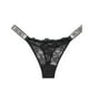thumbnail image 3 of Tanga Victoria secret Encaje glitter ORIGINAL Negro Panty Talla Grande SJLHpangjing, 3 of 4