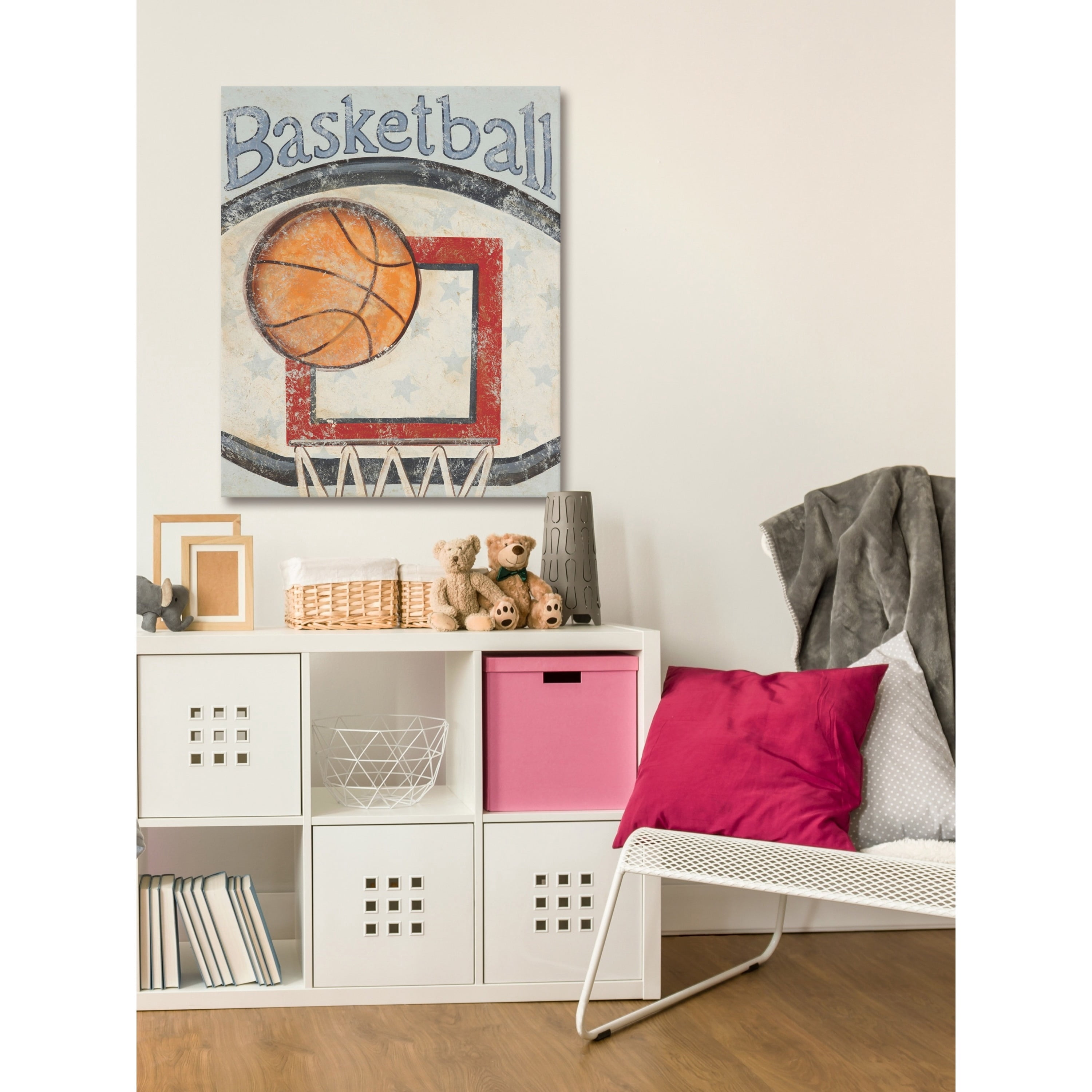 Marmont Hill "Backboard" by Reesa Qualia Painting Print on Wrapped Canvas