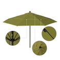 thumbnail image 2 of California Umbrella Venture 11' Bronze Market Umbrella in Macaw, 2 of 5