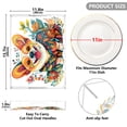 thumbnail image 3 of WOBOGO Acrylic Serving Trays 15.7x11.8 Inch Spill Proof Clear Decorative Organizer with Handle Smiling Corgi Dog, 3 of 7