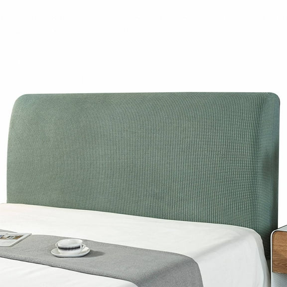 AUQ Headboard Cover,Excellent Elasticity Bed Headboard Cover,Easy to Maintain Headboard Protector,Green,150cm