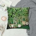 thumbnail image 2 of Nawypu  St Patricks Day Pillow Covers Gnome Shamrock Tree Irish Rustic Lumbar Cushion Pillow Cases - Decorative Farmhouse Green Throw Pillows Covers for Sofa Couch Decor Decoration, 2 of 5