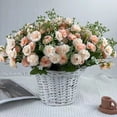 thumbnail image 2 of 2 pieces Delicate Silk Artificial Flowers - each flower of 20 Heads for Home Decor, Weddings, and Parties, 2 of 5