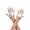 SILVER, variant on Music Legs Women's Short faux leather fingerless gloves 463-HOTPINK