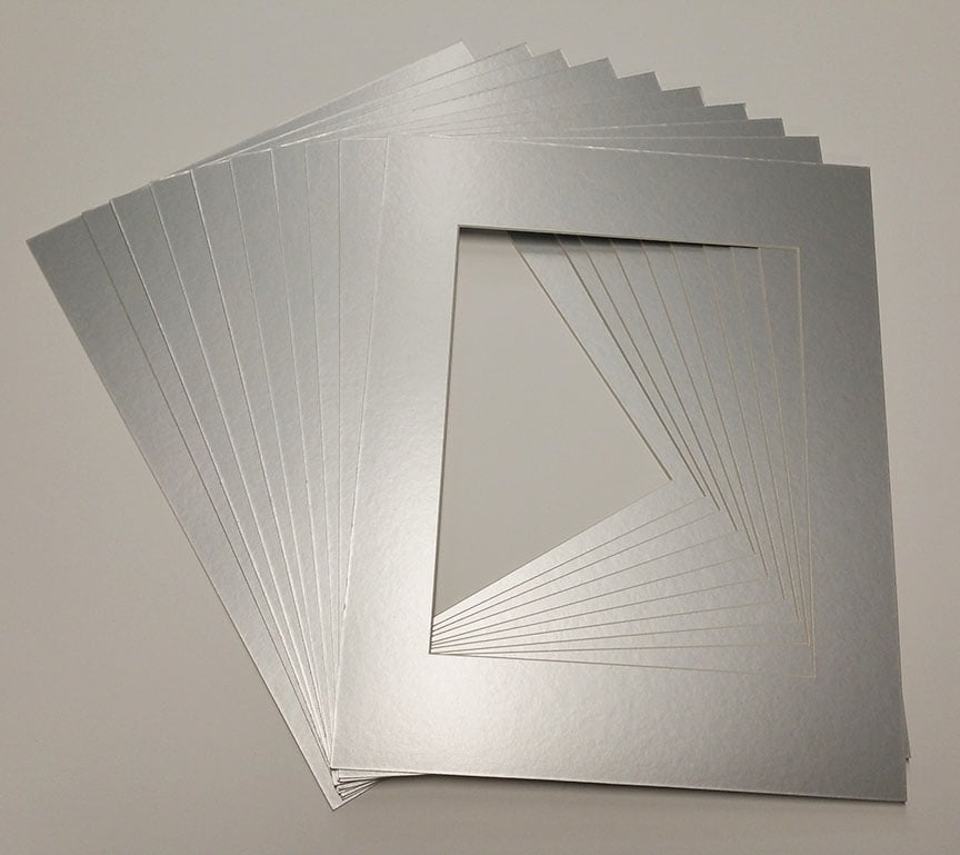 20x20 White Picture Mats with White Core for 16x16 Pictures Fits 20x20 Frame