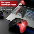 thumbnail image 2 of Carcasa de repuesto para mando de Xbox Series X y S, carcasa frontal rígida de ABS, placa frontal personalizable con herramientas de instalación, 2 of 6