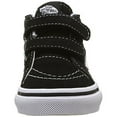 thumbnail image 5 of Vans VN-018W6BT : Toddler Sk8-Mid Reissue V Black/White Skate Shoe (8 M US Toddler), 5 of 6