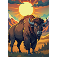 thumbnail image 3 of Wildlife Themed Buffalo Artistic Banner Background Party Decorations Photography Props Western Themed Event Backdrop Rustic Gathering Decor Outdoor Festival Supplies, 3 of 7