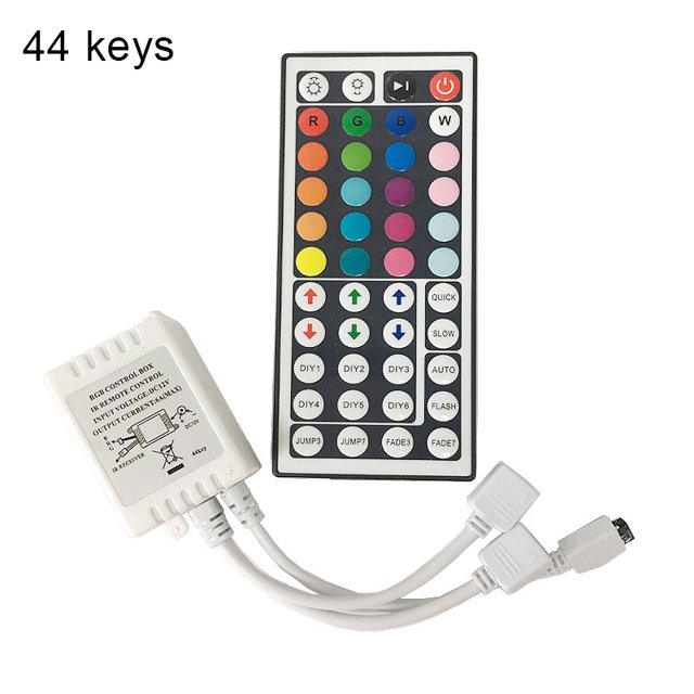 CAROOTU 24/44 Clé Mini Télécommande Infrarouge pour RGB Conduit Bande Lumineuse DC 12V