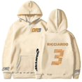 thumbnail image 1 of Mclaren F1 Chandail à Capuchon Formule un Racer Manches Longues Lettre Daniel Ricciardo 3 Logo Mode Urbaine Imprimé Chandail en Molleton Homme Taille Eu Vintage, 1 of 5