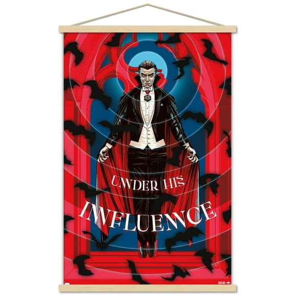 Dracula - Under His Influence by César Moreno Wall Poster with Magnetic Frame, 22.375" x 34"