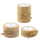 thumbnail image 3 of Paquete de 6 titulares de velas de estilo retro para velas de pilares ornamentos para el hogar candelabros pedestal para bodas fiesta navidad Speravity HA012312-00, 3 of 7