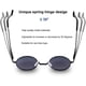 thumbnail image 2 of Gafas de sol polarizadas vintage redondas ZHAOCHENG John Lennon dorado K amarillo, 2 of 4