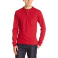 thumbnail image 1 of Chemise Henley Décontractée pour Hommes Manches Longues Coton Bouton Basique Ajustée Douce Légère Col Rond T-Shirts Intelligents, 1 of 3