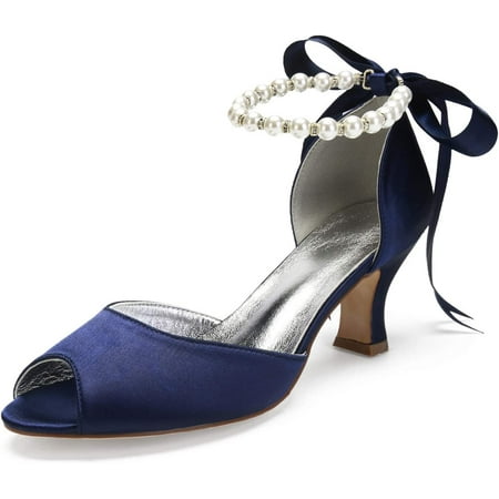 

Heeled Sandals for Women Women s Wedding Shoes Heel Open Toe Sexy Roman Wedding Shoes Heel Height 6.5cm Satin Sandals for Wedding Party Evening (Color : Wine red Size : 9 UK)