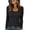 Black square neck long sleeve top a1, variant on Square Neck Long Sleeve Pullover Tops for Women, Casual Basic Lace Blouse, Soft Cozy Knit Tee for Fall Winter Daily Wear Layering, Green XL