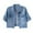 Sky Blue, variant on Clearance Items Women's Denim Jackets Women's 3/4 Sleeve Colored Cropped Denim Jacket Light Wash Short Jean Jacket Trucker Coat