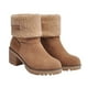 thumbnail image 1 of Botas de tacón grueso para mujer, botas de nieve antideslizantes a media pantorrilla, zapatos cortos de plataforma cómodos, 1 of 5