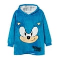 thumbnail image 1 of Sonic The Hedgehog Boys Fleece Hooded Hoodie Blanket, 1 of 3