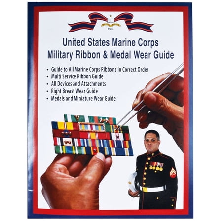 USMC Military Ribbon & Medal Wear Guide Softback Book