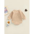 thumbnail image 4 of Bagilaanoe Newborn Baby Girl Boy Oversized Romper Sweatshirt Long Sleeve Bodysuit Loose Fit Pullover 6M 12M 18M 24M Fall Tops, 4 of 7