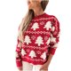 thumbnail image 2 of Pntutb Vestido de punto navideño de manga larga ajustado con cuello alto para mujer Pntutb Pntutb-4601, 2 of 7