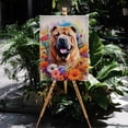 thumbnail image 4 of Welcome Spring Summer Chinese Shar-Pei Portrait Flower Blue Sky Vertical Matte Canvas Poster Dog Lover Wall Art Home Decor - 12001, 4 of 5