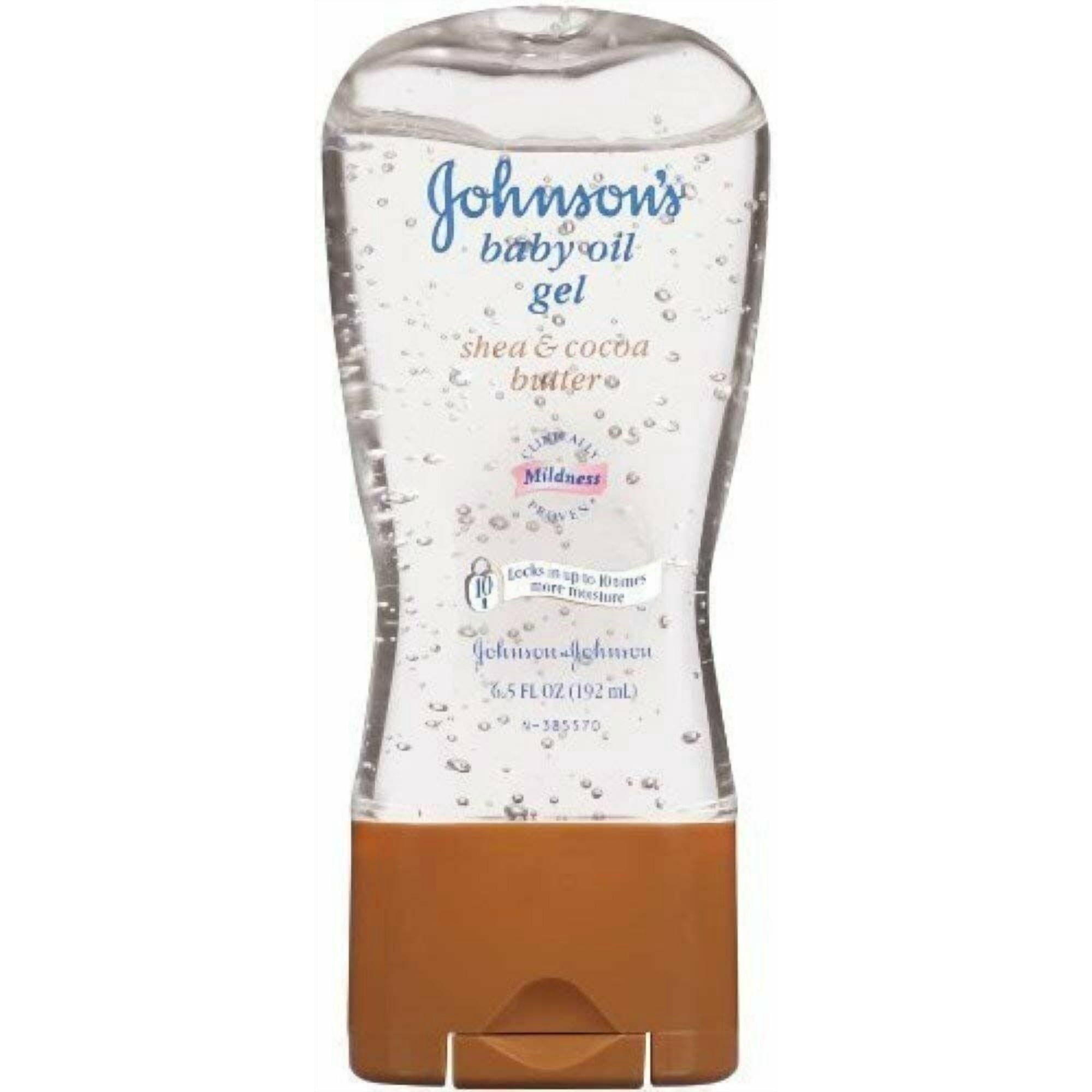 Johnson's Baby Oil Gel Shea & Cocoa Butter 6.5oz
