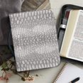 thumbnail image 6 of HELLHERO Gray Croc Bible Covers for Men, Zippered Pockets Church Bible Bag with Portable for Prayer Bible Study Christian Prayer Study, 6 of 12