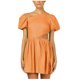 thumbnail image 1 of Moda mujer sexy verano digaonl collar ahueca hacia fuera sólido mini vestido de manga corta Fridja bnh234, 1 of 9