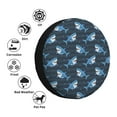 thumbnail image 4 of Fotbe Funny Sharks Funda de Llanta de Repuesto con Estampado, Engrosada, Ajuste Universal para Jeep, Remolque, RV, SUV, Camión-14 inch, 4 of 6