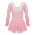 thumbnail image 2 of CHICTRY Girls Short Sleeves Tutu Ballet Dance Dress Gymnastic Training Leotard Pink-A 150, 2 of 7