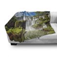 thumbnail image 3 of Landscape Soft Flannel Fleece Blanket, Majestic Waterfall River Argentinean Falls Natural Wonders Scenery Nature Imagery, Cozy Plush for Indoor and Outdoor Use, 50" x 70", Multicolor, by Ambesonne, 3 of 6