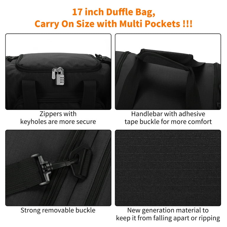 IFARADAY 17-Inch Small Duffel Weekender Bag for Travel and Gym