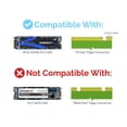 thumbnail image 4 of Adaptador Tarjeta SSD NVMe M.2 a PCIe SABRENT disipador calor aluminio, 4 of 7