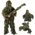 thumbnail image 2 of 5 in 1  Suit,3D Camouflage Outdoor Hunting Apparel Including Jacket,Pants,Hood,Carry Bag for Adults Kids Youth, 2 of 6