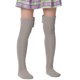 thumbnail image 4 of Calcetines Hasta El Muslo Para Botas Calcetines Altos Para Botas Calcetines Altos De Invierno Calcetines Largos Para Botas Calentadores De Piernas Medias Cable Knit Warm Leg Tube ANGGREK gris, 4 of 8