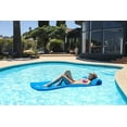 thumbnail image 3 of Cococabana 74 inch Foam Pool Float with Headrest – Vinyl Coated Luxury Float for Pool & Lake – Available in Pink, Pink Stripes, Pacific Blue, Pacific Blue Stripes – 1.5", 2", or 2.5" Thick, 3 of 8