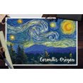 thumbnail image 3 of Corvallis, Oregon, Starry Night (12x18 Wall Art Poster, Room Decor), 3 of 3