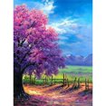 thumbnail image 1 of (Primavera) Serie Paisaje Primavera Con Diamantes Redondos Pintura Diamantes Resina 40*50cm B621, 1 of 9