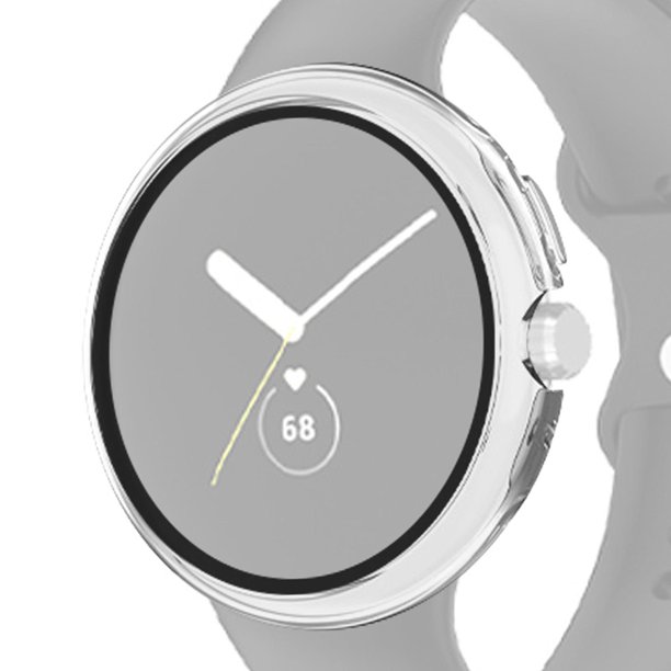 Estuche rígido de película de vidrio templado de repuesto para PC Glass+Cover para Google Pixel Watch Hugtrwg Nuevos Originales
