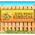 thumbnail image 1 of Guava Mango Kombucha 13 Oz Banner | Non-Fabric | Heavy-Duty Vinyl Single-Sided With Metal Grommets, 1 of 6