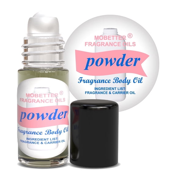 MOBETTER FRAGRANCE OILS Powder Fresh Scent 1 Oz Perfume Fragrance Body Oil for Unisex